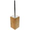 Toilet Brush Holder, Wood, Square